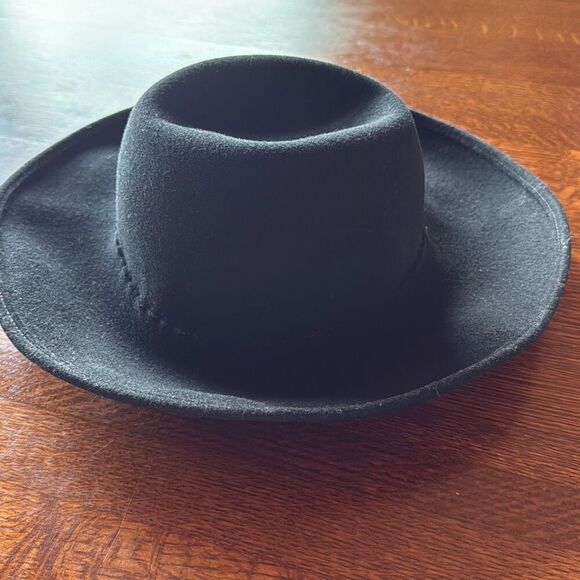 Vintage 1960’s Frank Olive designed for Saks Fifth Avenue Black Wool Hat Women’s - Picture 2 of 11